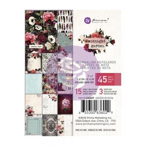 Дизайнерски АТС карти "Midnight Garden", 7.5см х 10см, Prima Marketing