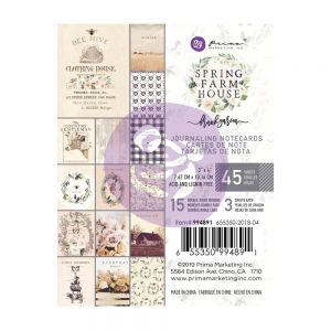 Дизайнерски АТС карти "Spring Farmhouse", 7.5х10см, Prima Marketing
