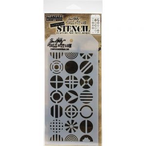 Стенсил "Patchwork Circle", Tim Holtz