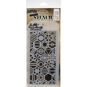 Стенсил "Patchwork Hex", Tim Holtz