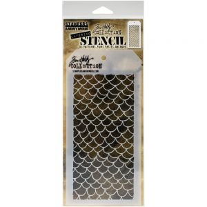 Стенсил "Scales", Tim Holtz