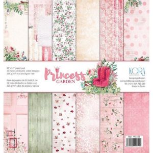 Дизайнерски хартии "Princess Garden", 30см, Kora Projects