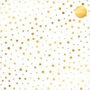 Дизайнерски ацетатен лист "Dots-Gold", Kora Projects