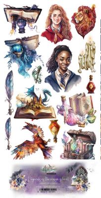 Дизайнерски елементи за изрязване "Legends of the Magic School", Alchemy of Art