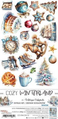 Дизайнерски елементи за изрязване "Cozy Winterland-Winter", Craft o'Clock