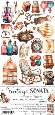 Дизайнерски елементи за изрязване "Vintage Sonata-Vintage", Craft o'Clock