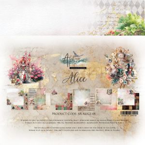 Дизайнерски хартии "Alice", 20см, Alchemy of Art