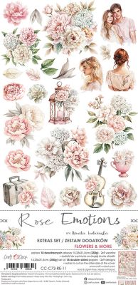 Дизайнерски елементи за изрязване "Rose Emotions-Flowers and more", Craft o'Clock