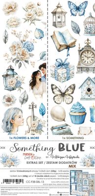 Дизайнерски елементи за изрязване "Something Blue-Mix", Craft o'Clock