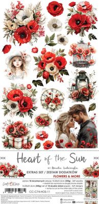 Дизайнерски елементи за изрязване "Heart of the Sun-Flowers and more", Craft o'Clock