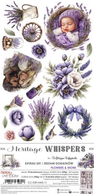 Дизайнерски елементи за изрязване "Heritage Whispers-Flowers and more", Craft o'Clock