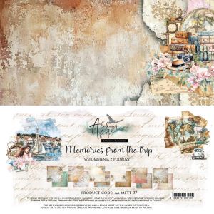 Дизайнерски хартии "Memories From the Trip", 30см, Alchemy of Art