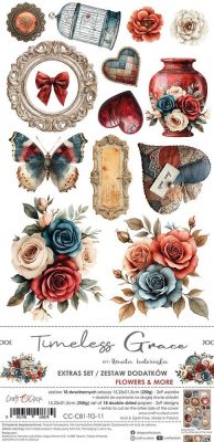 Дизайнерски елементи за изрязване "Timeless Grace-Flowers and more", Craft o'Clock