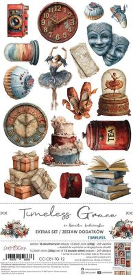 Дизайнерски елементи за изрязване "Timeless Grace-Timeless", Craft o'Clock