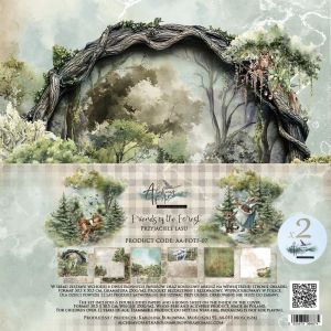 Дизайнерски хартии "Friends of the Forest", 30см, 12л., Alchemy of Art