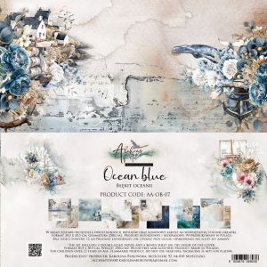 Дизайнерски хартии "Ocean Blue", 30см, 6л., Alchemy of Art