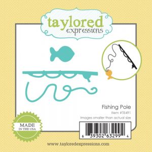 Дизайнерски щанци за изрязване "Fishing Pole", Taylored Expressions