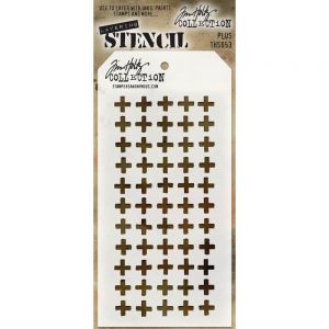 Стенсил "Plus", Tim Holtz