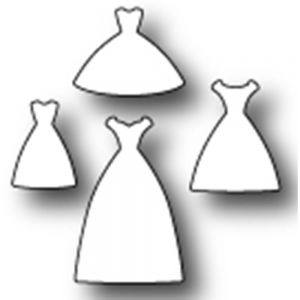 Дизайнерски щанци за изрязване "Mini Dresses", Memory Box