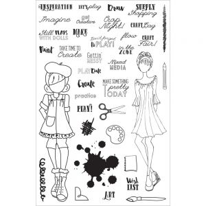 Комплект прозрачни печати "Craft Day", Prima Marketing