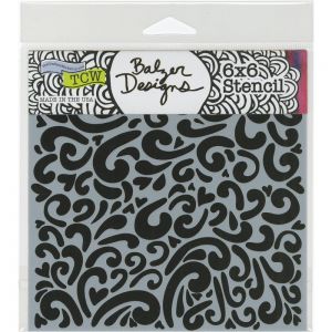 Стенсил "Heart Swirls", The Crafter's Workshop