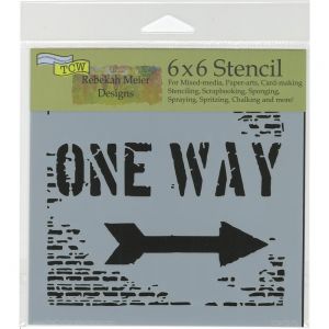 Стенсил "One Way", The Crafter's Workshop