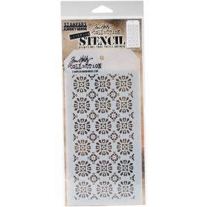 Стенсил "Rosette", Tim Holtz