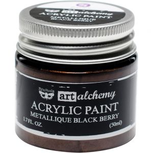 Акрилна боя металик "Black Berry", Finnabair