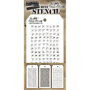 Мини-стенсили комплект 33, Tim Holtz