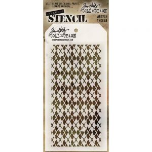 Стенсил "Argyle", Tim Holtz