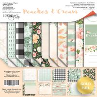 Дизайнерски хартии "Peaches & Cream", 30см, Scrapmir