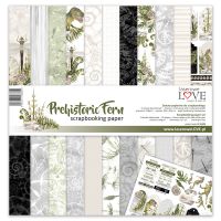 Дизайнерски хартии "Prehistoric Fern", 30см, Laserowe Love
