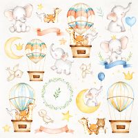 Дизайнерски лист "Baby Adventure" -7, 30см, Craft&You Design