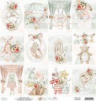 Дизайнерски лист "Tiny Miracle"-06, 30см, Mintay Papers
