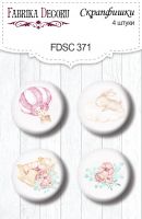 Скрапбукинг копчета "Dreamy baby girl #371", Fabrika Decoru