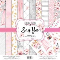 Дизайнерски хартии "Say Yes", 20см, Fabrika Decoru