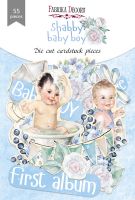 Дизайнерски хартиени елементи "Shabby baby boy redesign", Fabrika Decoru