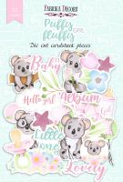 Дизайнерски хартиени елементи "Puffy Fluffy Girl", Fabrika Decoru