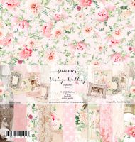Дизайнерски хартии "Vintage wedding", 30см, Summer Studio