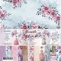Дизайнерски хартии "Marseille", 20см, Summer Studio
