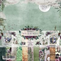 Дизайнерски хартии "Wild forest", 20см, Summer Studio