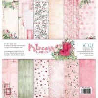 Дизайнерски хартии "Princess Garden", 30см, Kora Projects