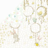 Дизайнерски лист "Hopping Bunnies"-2, 30см, Craft&You Design