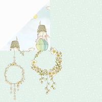 Дизайнерски лист "Hopping Bunnies"-6, 30см, Craft&You Design