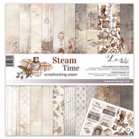Дизайнерски хартии "Steam Time", 30см, Laserowe Love