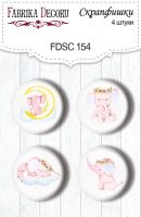 Скрапбукинг копчета "Little elephant #154", Fabrika Decoru