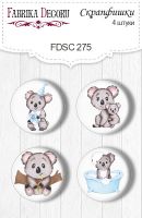 Скрапбукинг копчета "Puffy Fluffy Boy 1 #275", Fabrika Decoru
