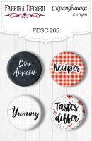 Скрапбукинг копчета "Soul Kitchen #265", Fabrika Decoru