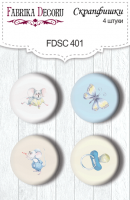 Скрапбукинг копчета "My little mousy boy #401", Fabrika Decoru