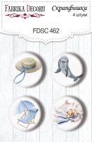 Скрапбукинг копчета "Memories of the sea #462", Fabrika Decoru